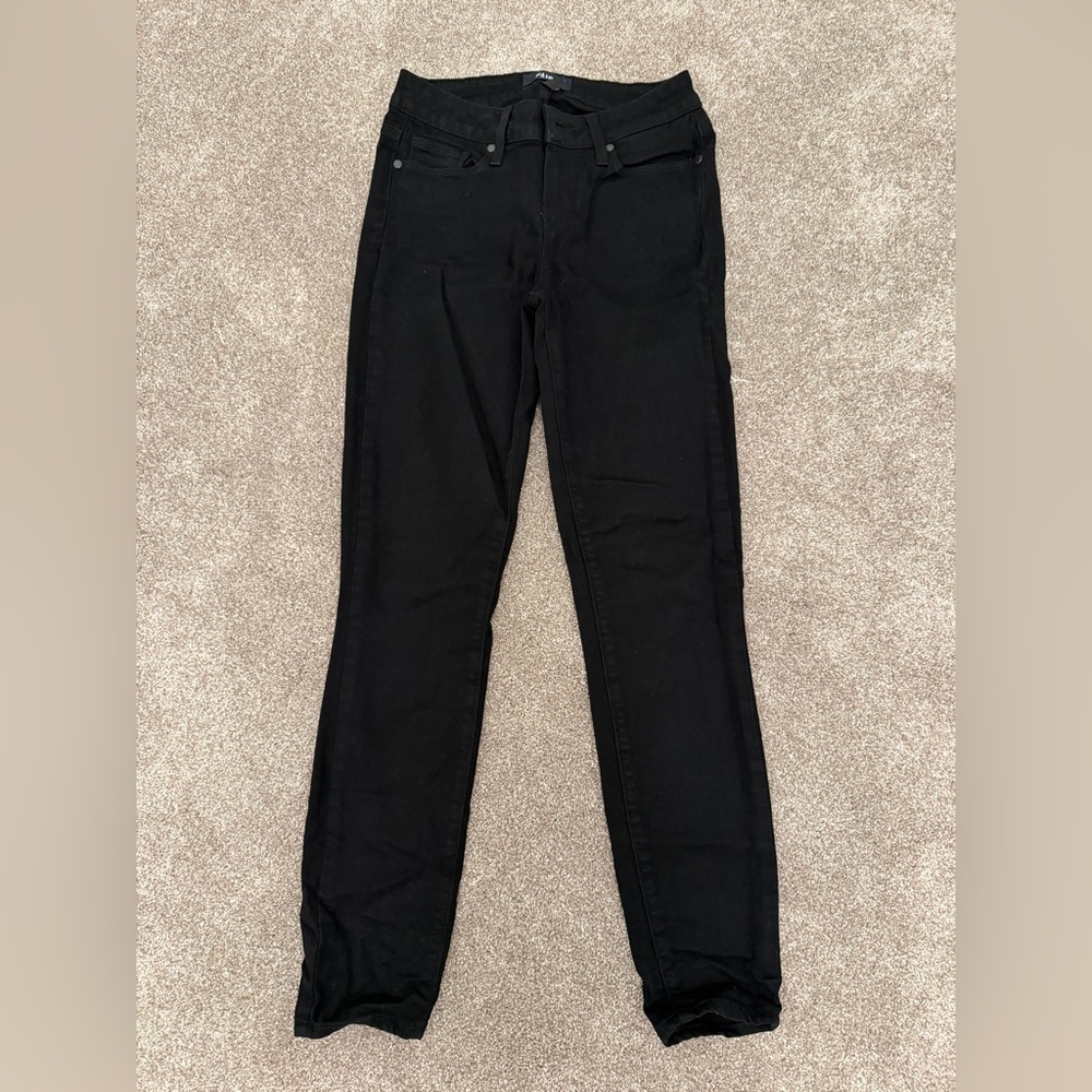 PAIGE Verdugo Ankle Black Jeans